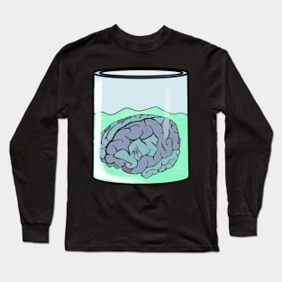 Brain in a vat - The Oddball Aussie Podcast Long Sleeve T-Shirt